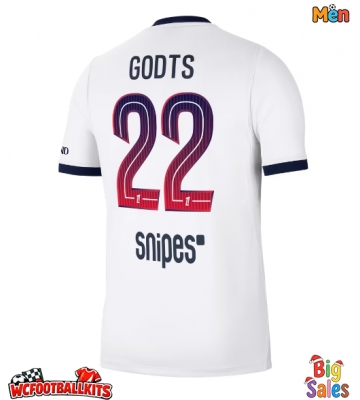 Paris Saint-Germain Mika Godts #22 Replica Away Stadium Shirt 2026-27 Short Sleeve